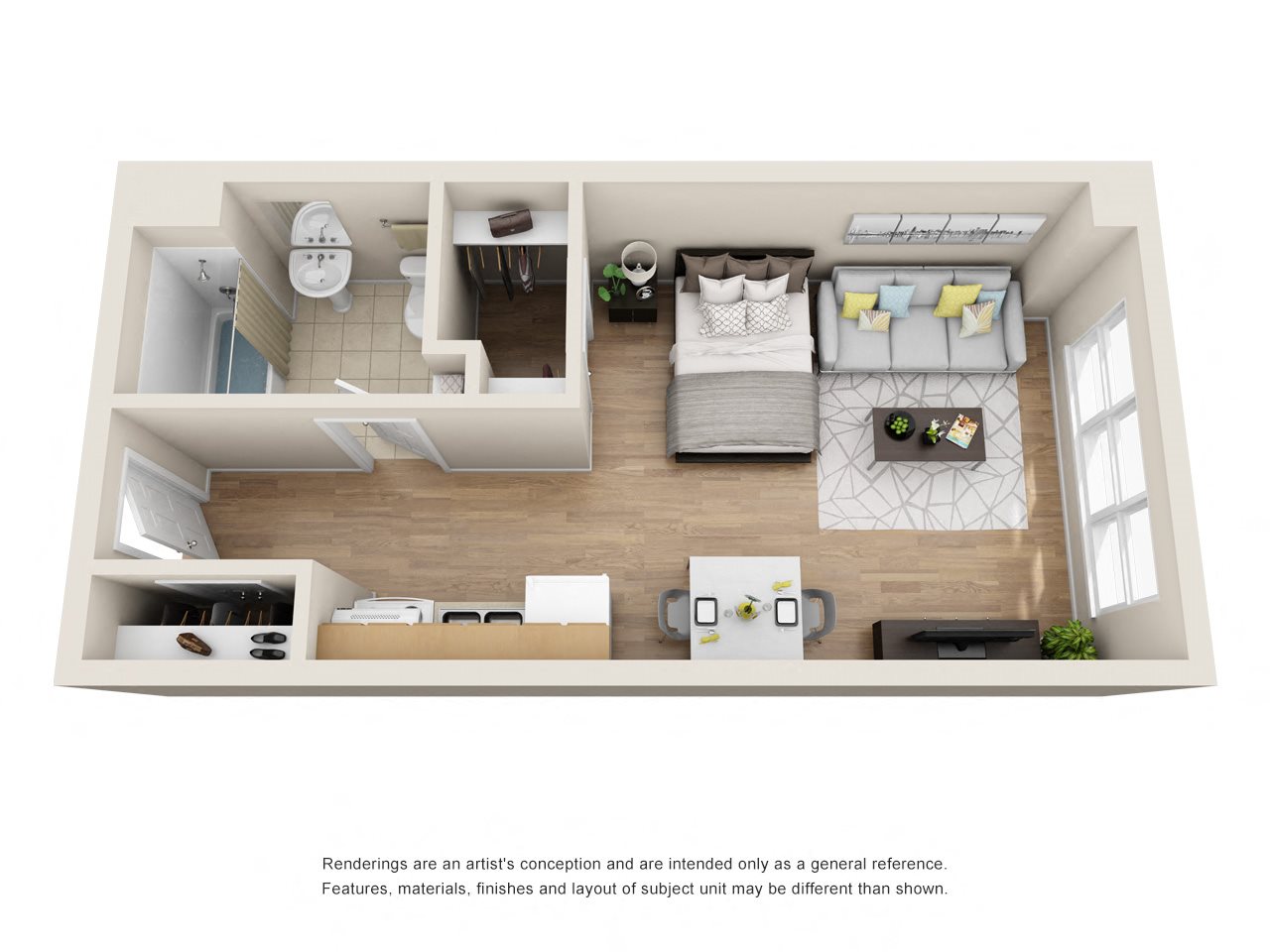 The View at Kessler Park Apartments E2 Floor Plan The View at Kessler Park Apartments E2 Floor Plan